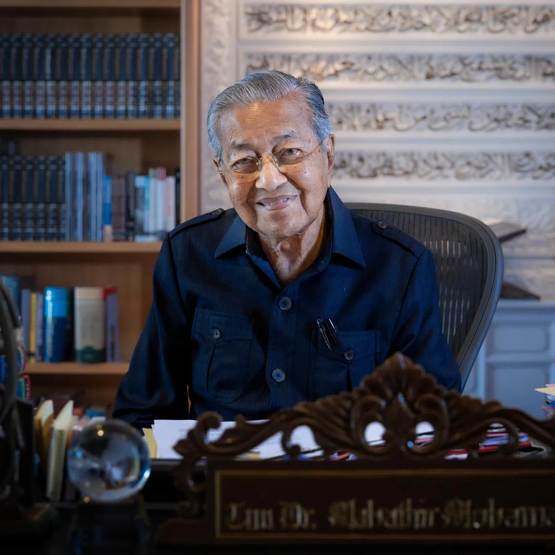 Dr Mahathir said he just wanted to play the role of adviser.