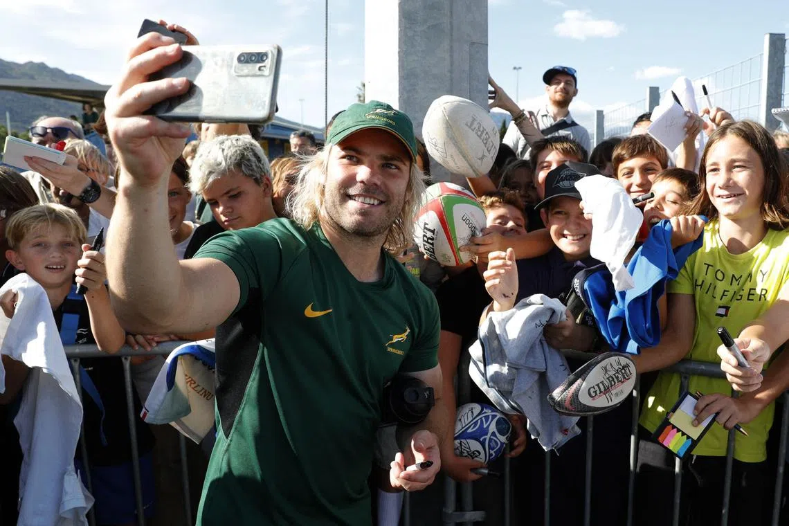 South Africa's scrum-half Faf de Klerk is among a group of smaller but key players for their teams at the Rugby World Cup.