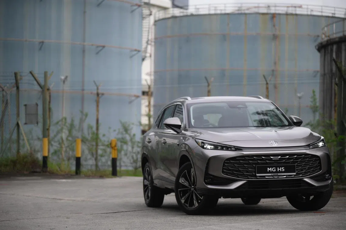 The MG HS pictured on Jan 27, 2025.