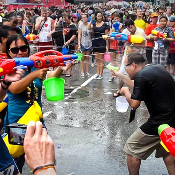 The war in the Middle East is casting a shadow over travel during the Songkran festival.
