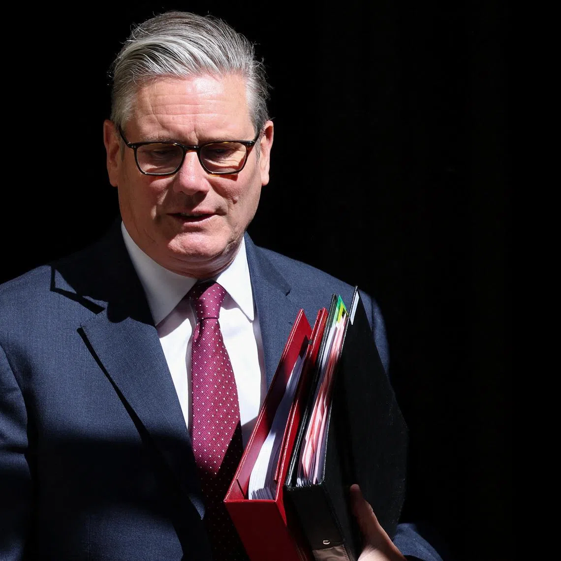 British Prime Minister Keir Starmer leaves 10 Downing Street, on the day of Prime Minister's Questions, in London, Britain, April 29, 2026. REUTERS/Hannah McKay