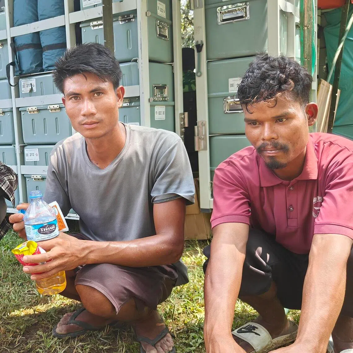Bikash Tharu, 28, had a narrow escape on August 26 because he was late for work at a dam along the Bhotekoshi river.