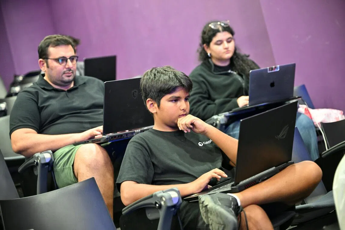 Among the youngest participants was 13-year-old Usman Asif, who took part along with his father Asif Saleem and sister Shanzey Asif.