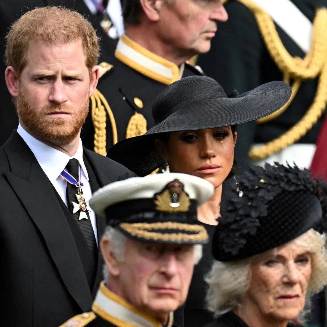 Prince Harry, wife Meghan and their two children met King Charles and Queen Camilla at the king’s Highgrove estate on July 10.