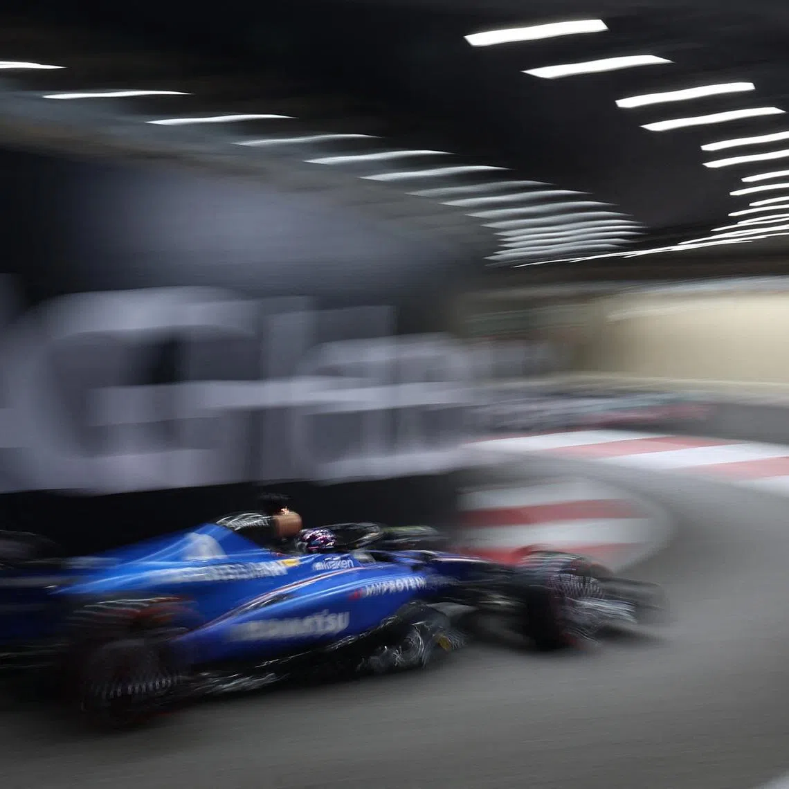 Formula One F1 - Abu Dhabi Grand Prix - Yas Marina Circuit, Abu Dhabi, United Arab Emirates - December 6, 2025 Williams' Alexander Albon during qualifying REUTERS/Jakub Porzycki