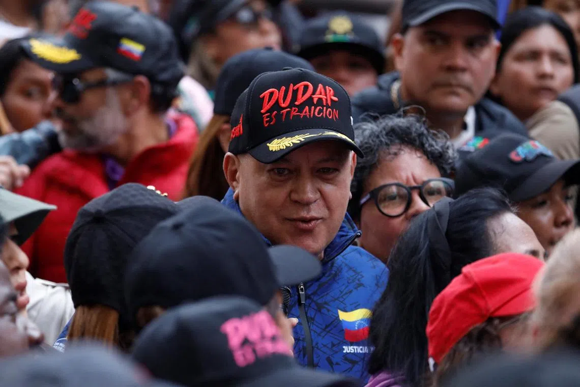 Venezuela's interior minister Diosdado Cabello said that Maduro also injured his leg after he was detained.