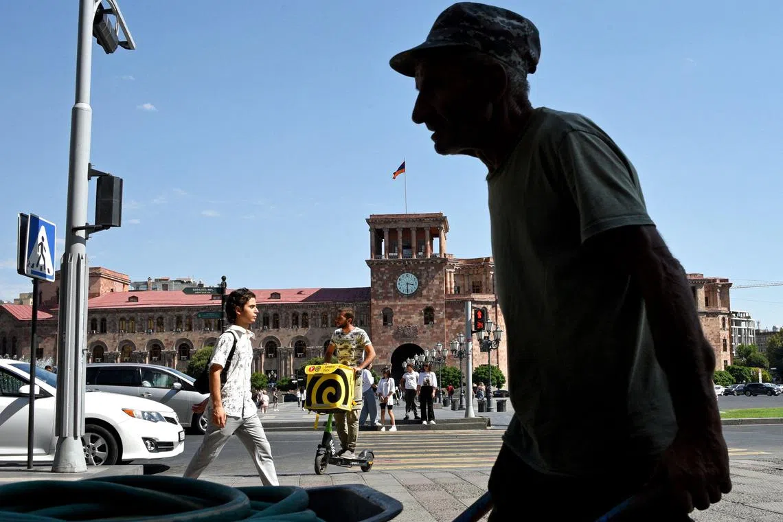 Armenia has accused Russia of being distracted by its invasion of Ukraine, and of failing to protect Armenia from Azerbaijan aggression.