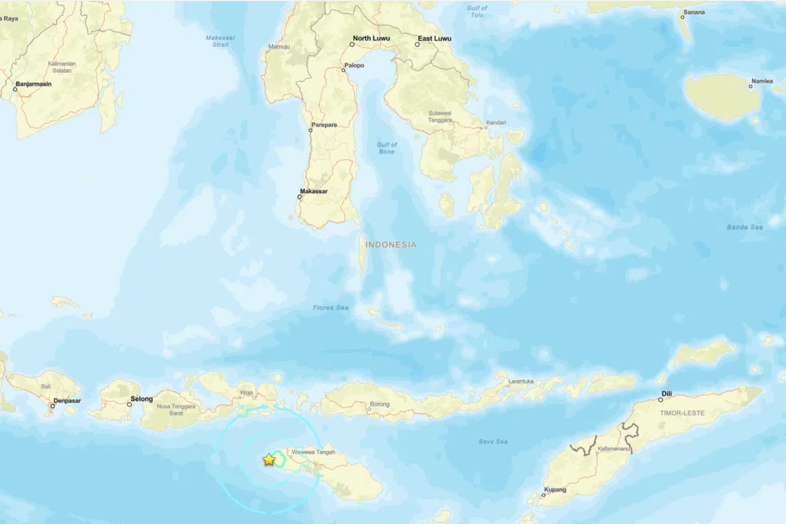 Earthquake of magnitude 5.9 strikes Indonesia’s Sumbawa region: GFZ