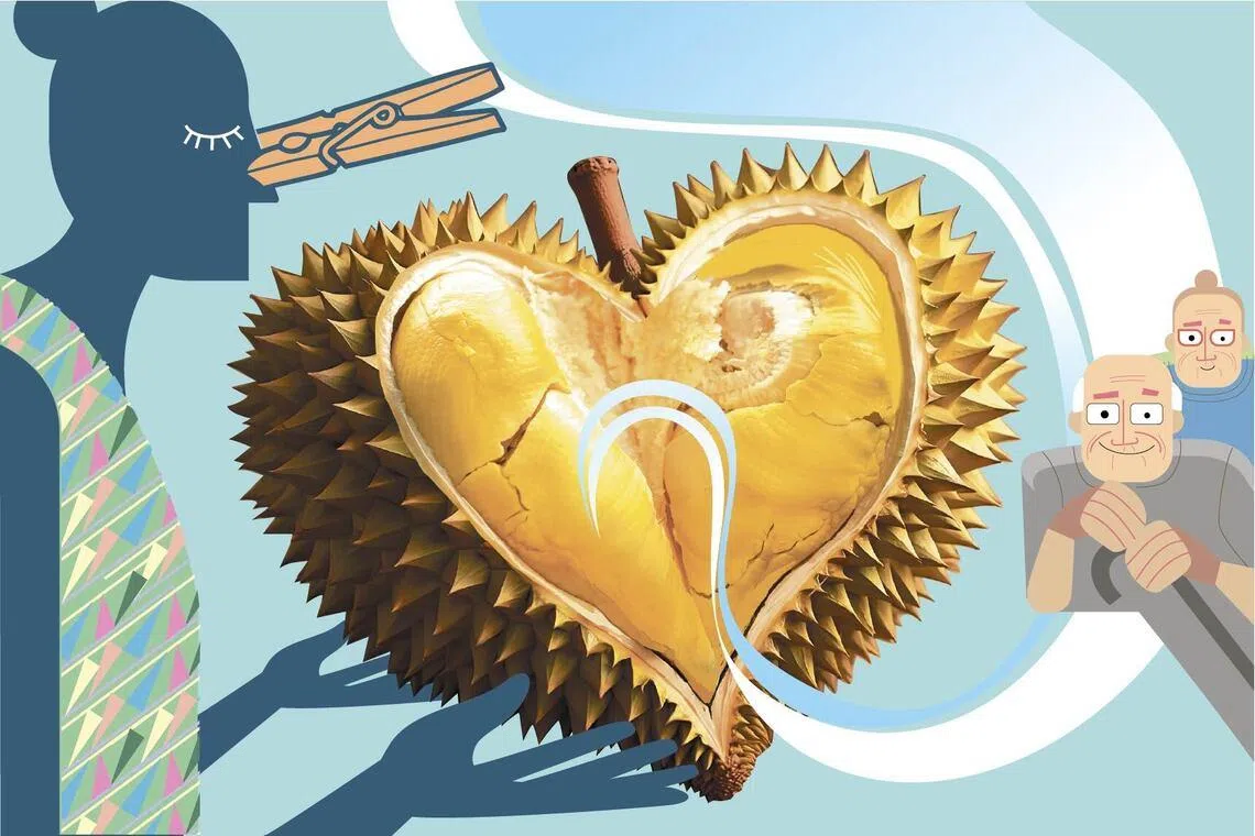I can’t abide the smell of durian. Buying it is my way of saying ‘I love you’