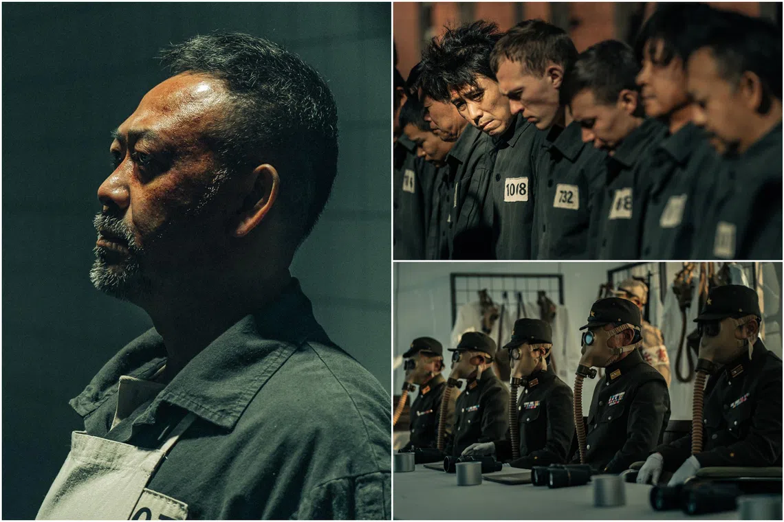 Evil Unbound follows the tribulations of fictional Chinese prisoner Wang Yongzhang, played by Chinese actor Jiang Wu (left).