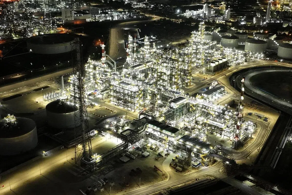 ExxonMobil has begun production at a new residue upgrade facility at Jurong Island Singapore.