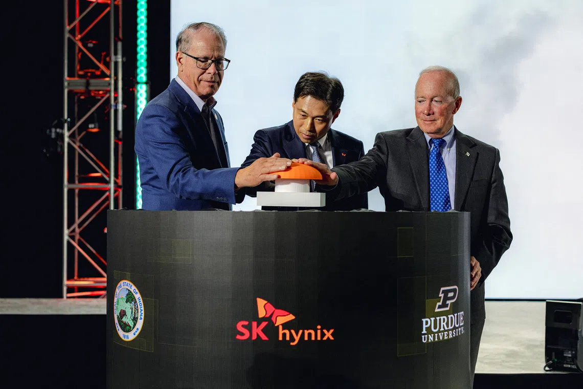 SK Hynix starts construction of $5 billion memory hub in US state of Indiana