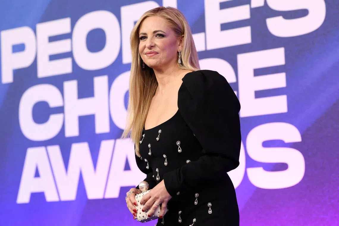 American actress Sarah Michelle Gellar at an event in Santa Monica, California on Dec 6, 2022. 