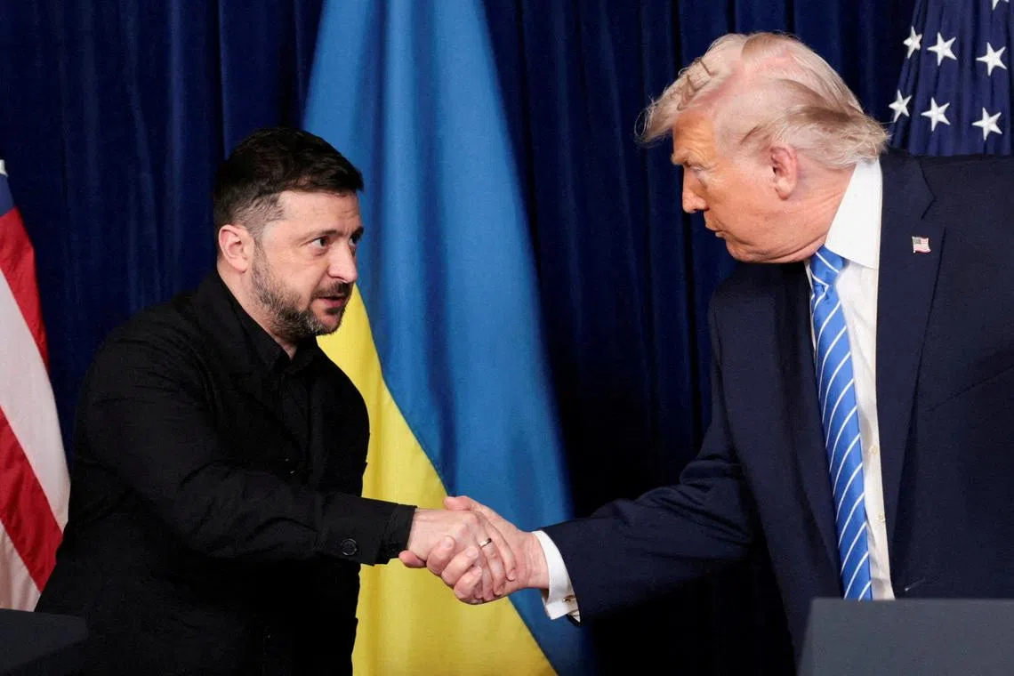 Ukrainian President Volodymyr Zelenskyhad said he would only travel to Davos if there was the opportunity to sign an agreement with Mr Donald Trump on resolving its war with Russia.