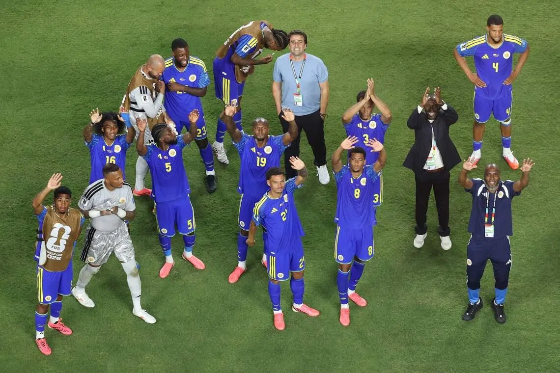 After a heavy defeat by Germany, Curacao held Ecuador to a 0-0 draw for their first World Cup point.