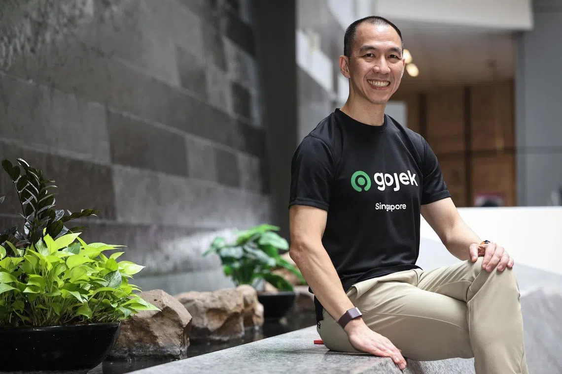 Mr Lien Choong Luen, general manager of Gojek Singapore, 