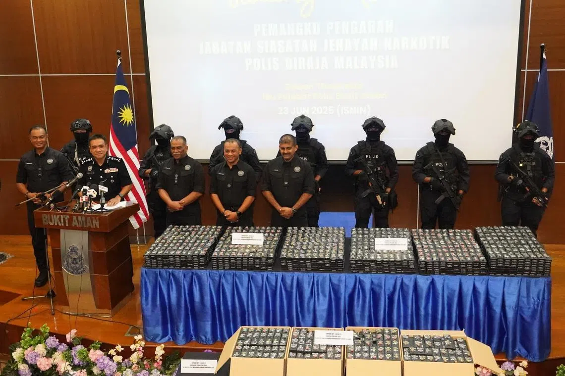 The arrests were made in Ampang Jaya on June 19. 