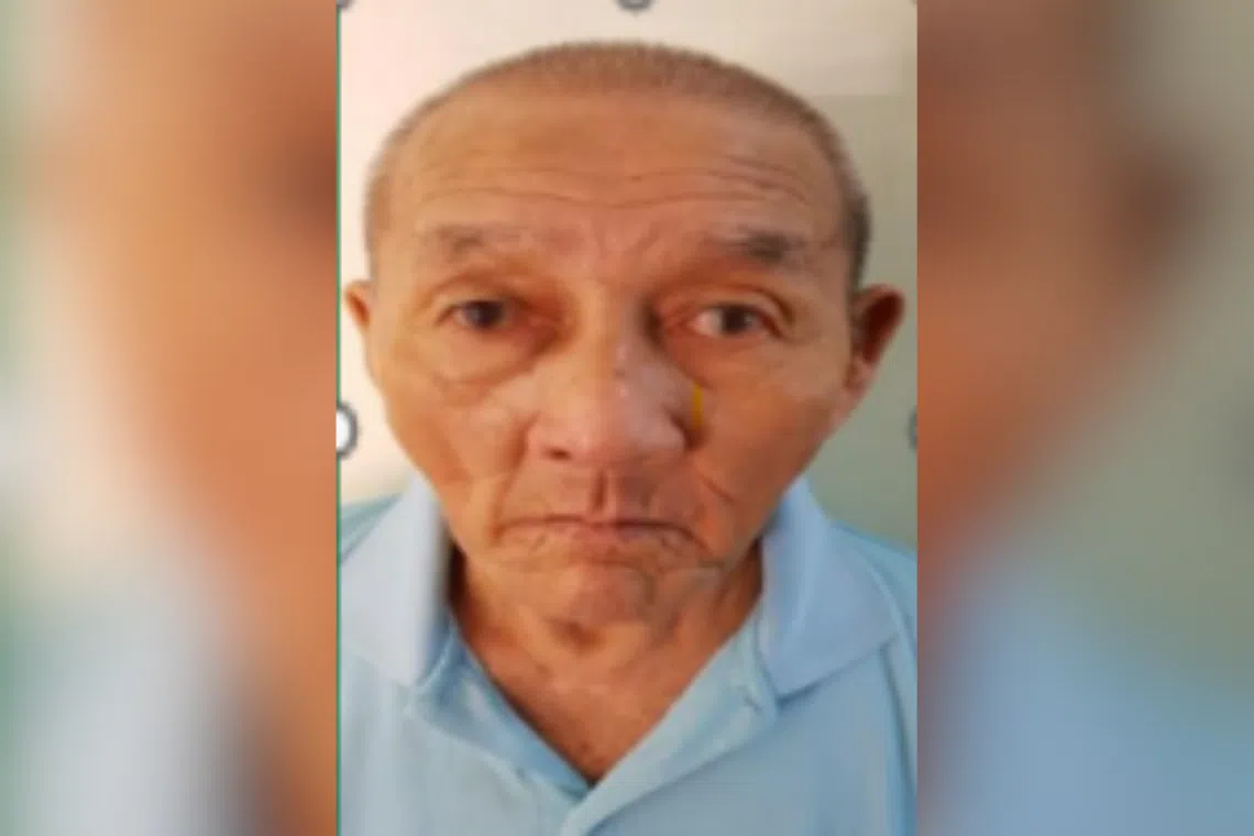Chua Cheng Swee was last seen wearing a yellow shirt and red pants.