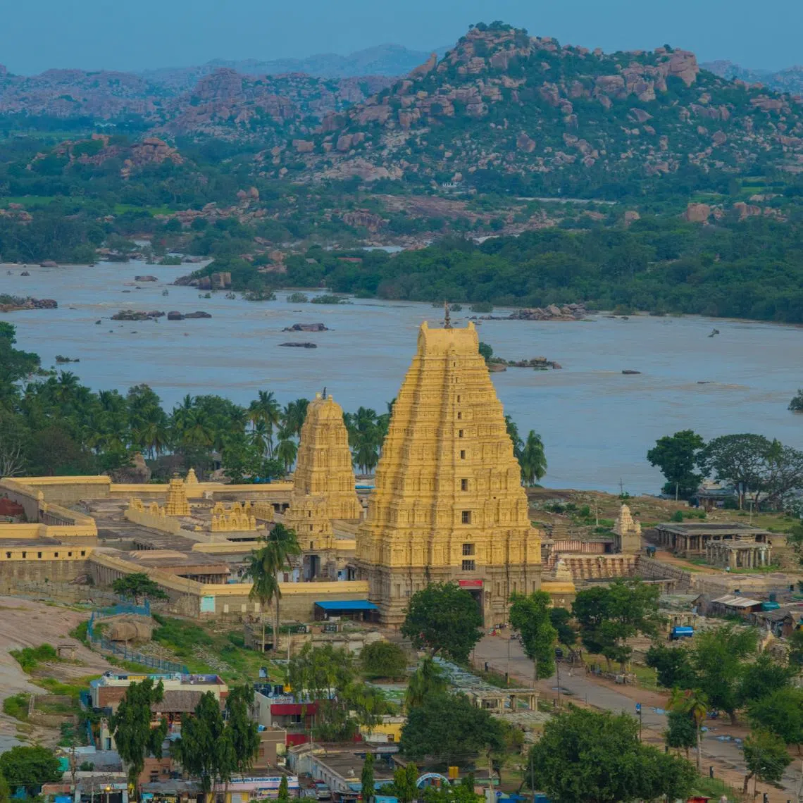 The tourists were in the area of Hampi, which is popular with visitors, known for rocky hillocks and sprawling temple ruins.