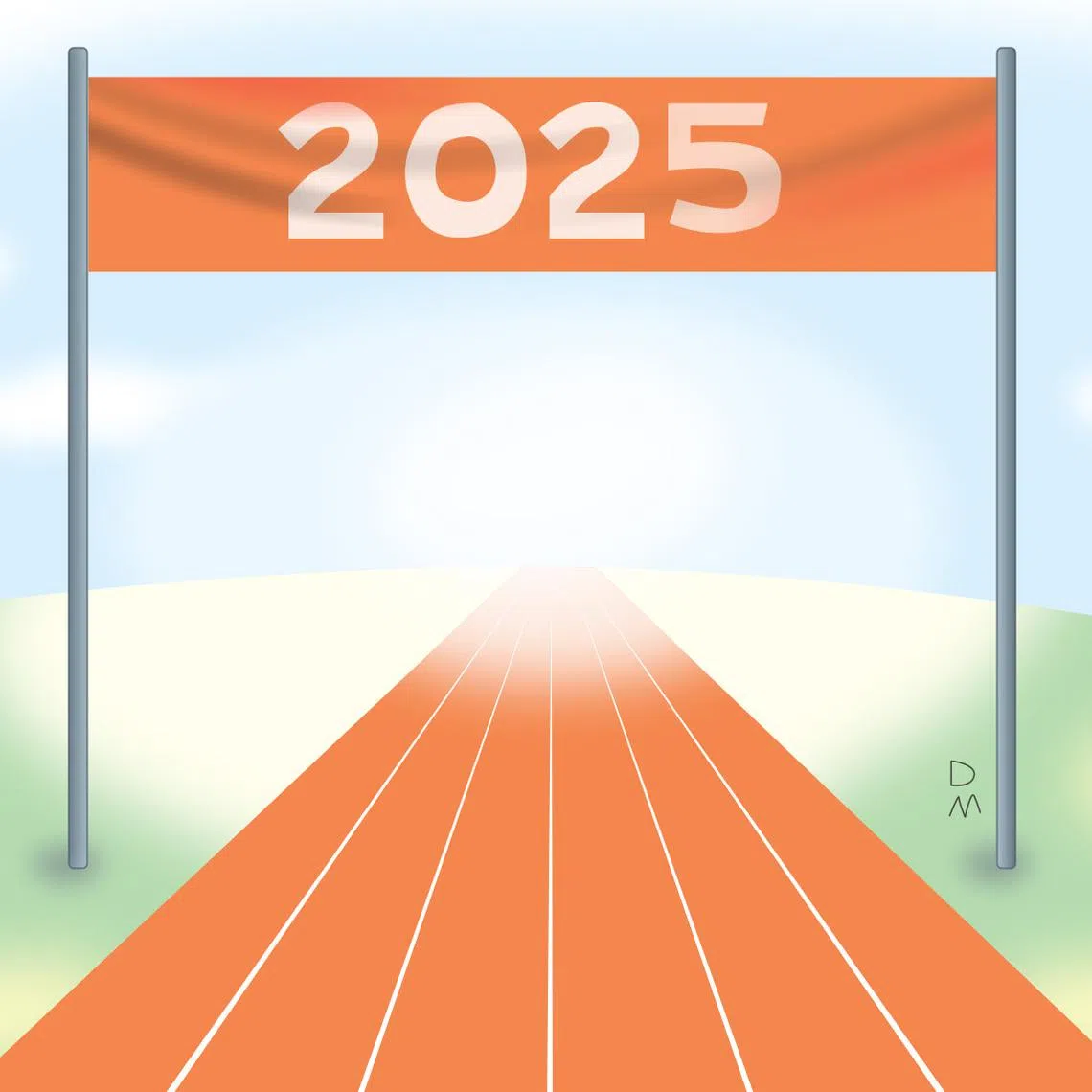 The writer hopes to cultivate the discipline to experience 2025 in all its fullness.