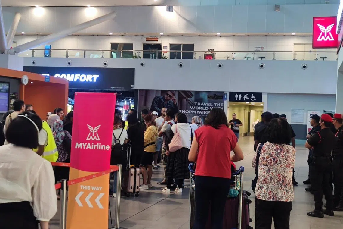 Passengers at the budget terminal at Kuala Lumpur International Airport 2 (KLIA2) were greeted with closed service counters.