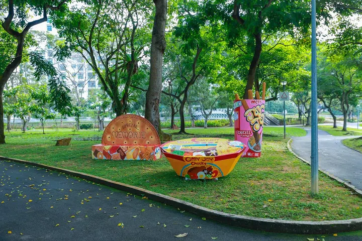 sfgiant14 - A instalação do Pasir Ris Central é intitulada 