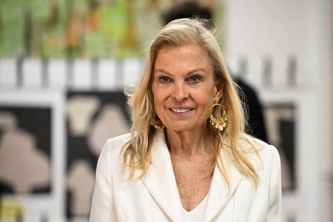 FILE PHOTO: US Ambassador to the UK Jane Hartley takes part in a visit at the Charles Dickens Primary School, with US First Lady Jill Biden and Akshata Murty, wife of Britain's Prime Minster in London, Britain on May 5, 2023. Oli Scarff/Pool via REUTERS/File Photo
