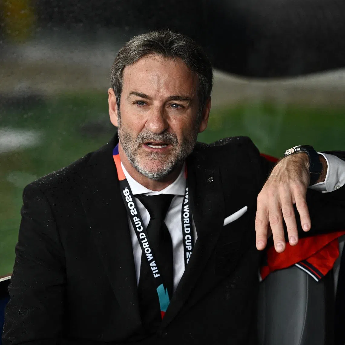 Soccer Football - FIFA World Cup 2026 - Group L - Panama v England - New York/New Jersey Stadium, East Rutherford, New Jersey, U.S. - June 27, 2026 Panama coach Thomas Christiansen before the match REUTERS/Dylan Martinez