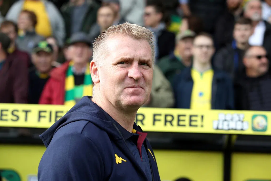 Dean Smith will take charge for Leicester’s last eight games of the campaign.