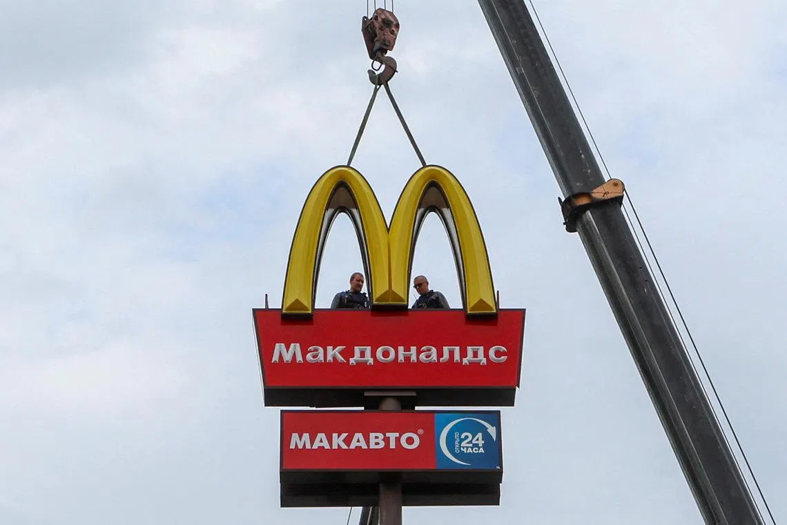 McDonald’s restaurants in Belarus will be rebranded within a “few weeks”.