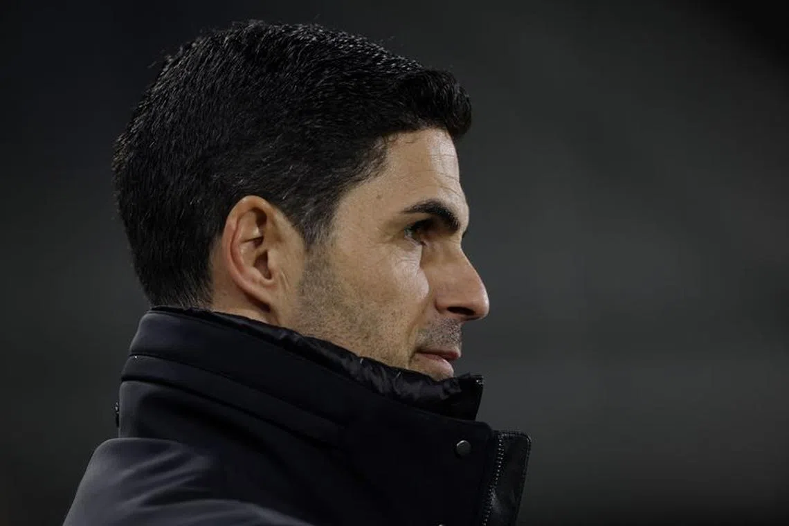 Soccer Football - Premier League - Brentford v Arsenal - Brentford Community Stadium, London, Britain - November 25, 2023 Arsenal manager Mikel Arteta Action Images via Reuters/Andrew Couldridge