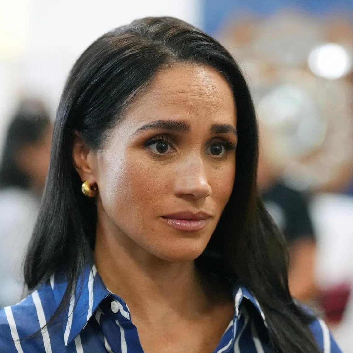 Meghan, the Duchess of Sussex, during a visit to Bondi Beach, on day four of the royal trip to Australia on April 17.