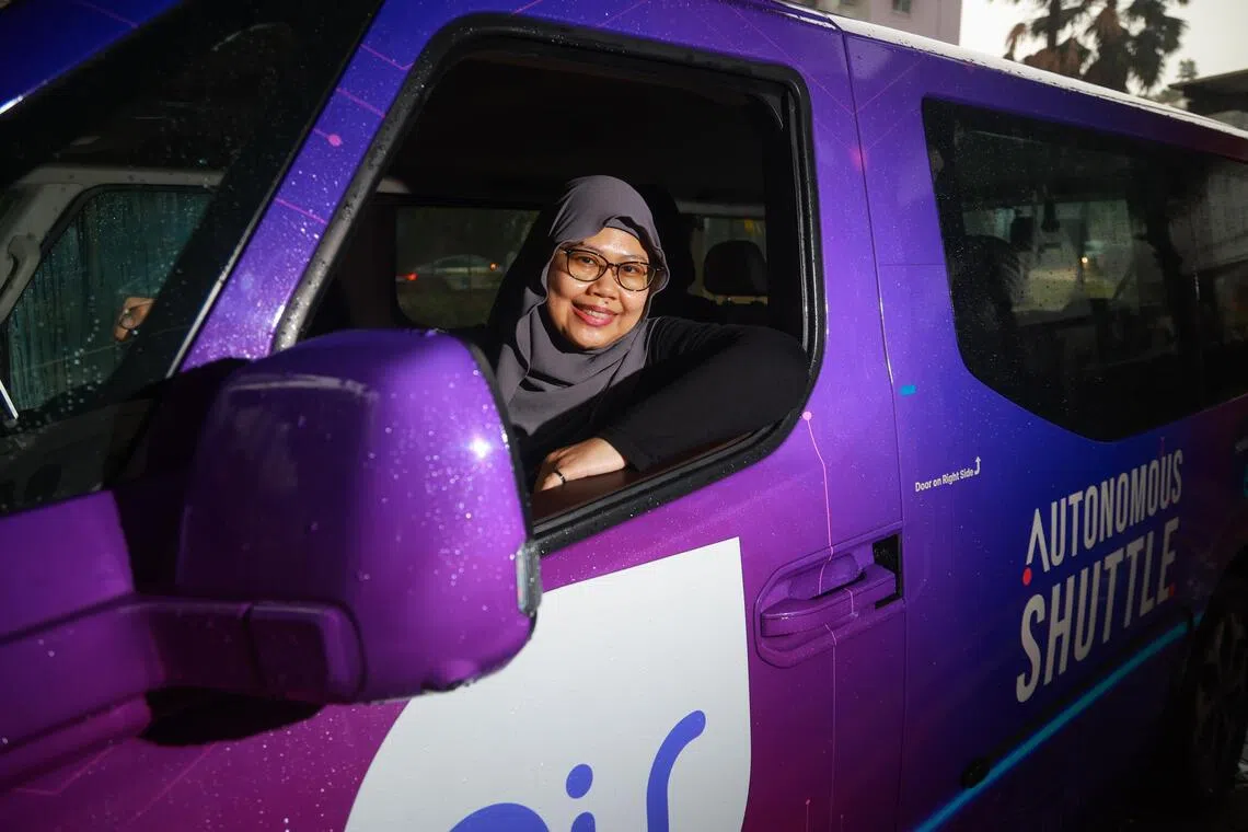 Grab safety operator supervisor Sarah Ahmad was a part-time private-hire driver for three years.
