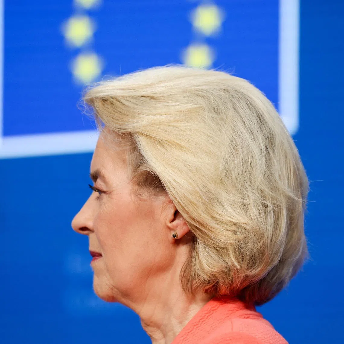 European Commission President Ursula von der Leyen attends a press conference following a European Union leaders' summit in Brussels, Belgium, June 19, 2026. REUTERS/Laia Ros