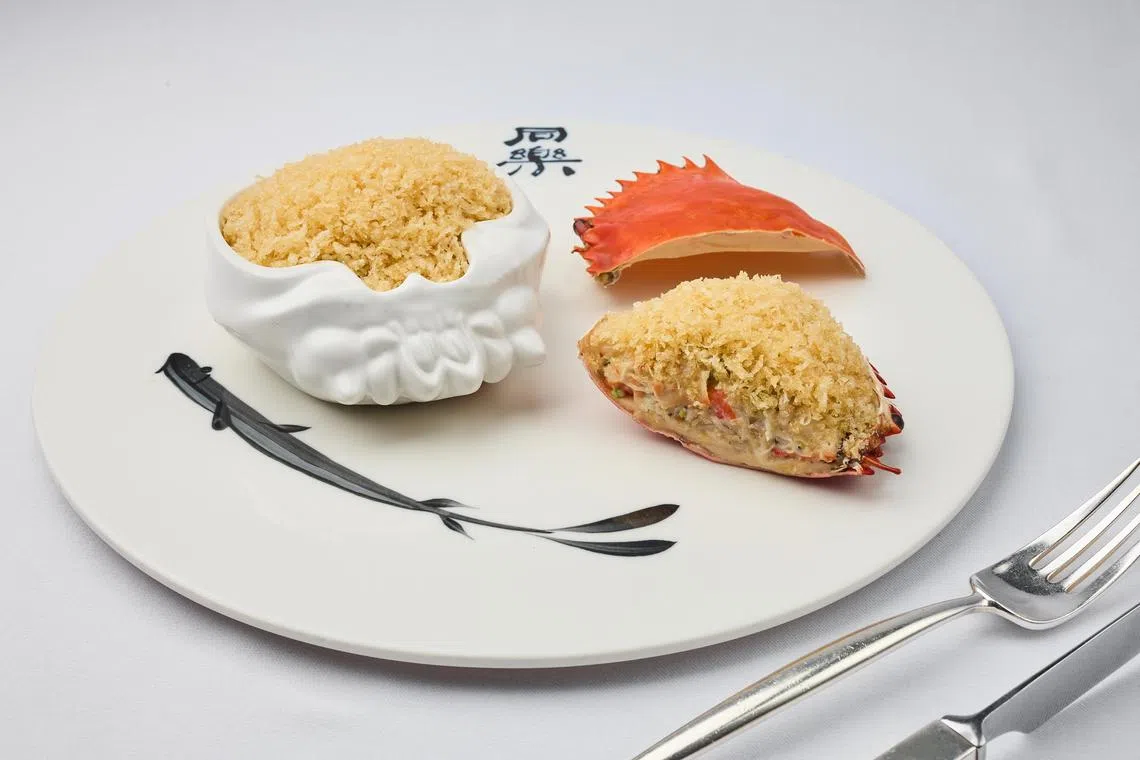 Chef Dicky's Stuffed Crab from Tong Le Private Dining.