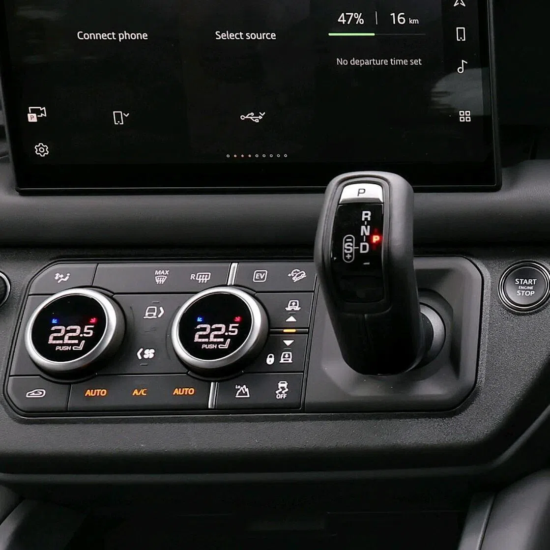 The gear lever in many modern cars is likely connected to an electrical switch, rather than mechanically linked to the transmission.