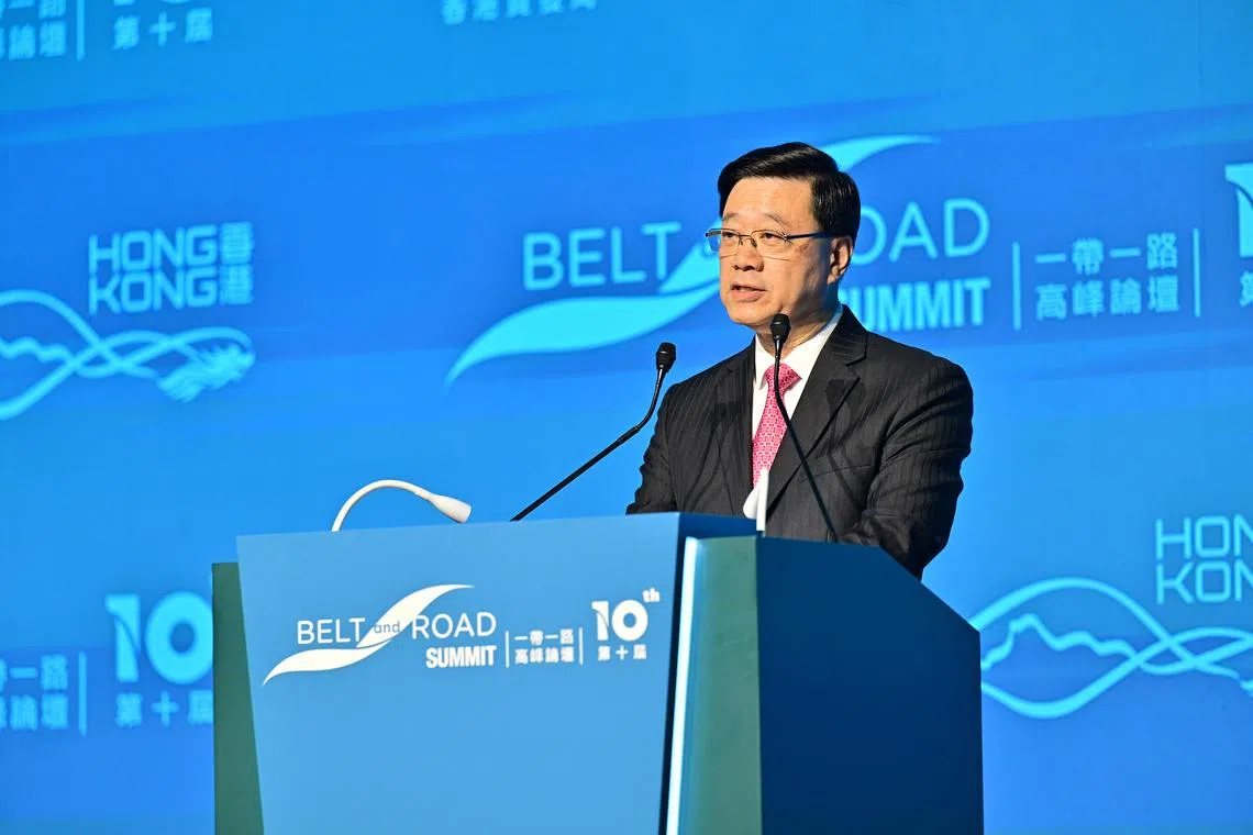 Hong Kong leader John Lee says he’s yet to consider possible second term