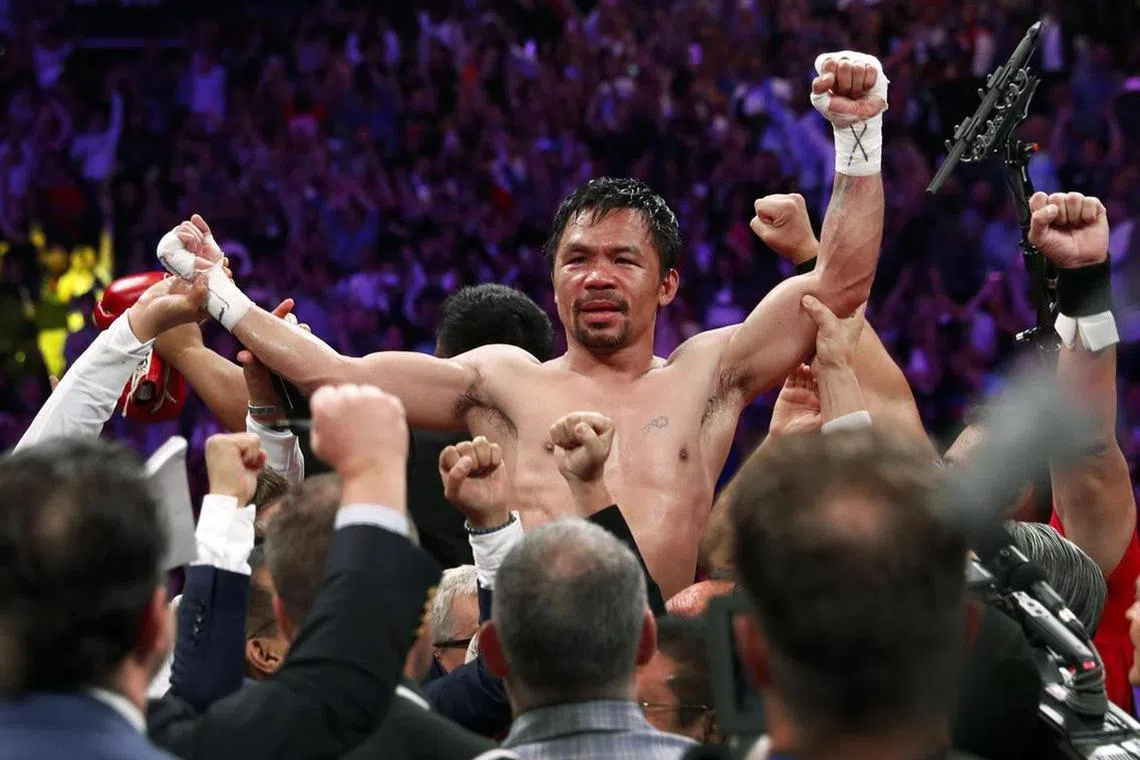 The Philippines had asked the IOC for a “universality place” so that Manny Pacquiao can compete in the 2024 Paris Olympics.