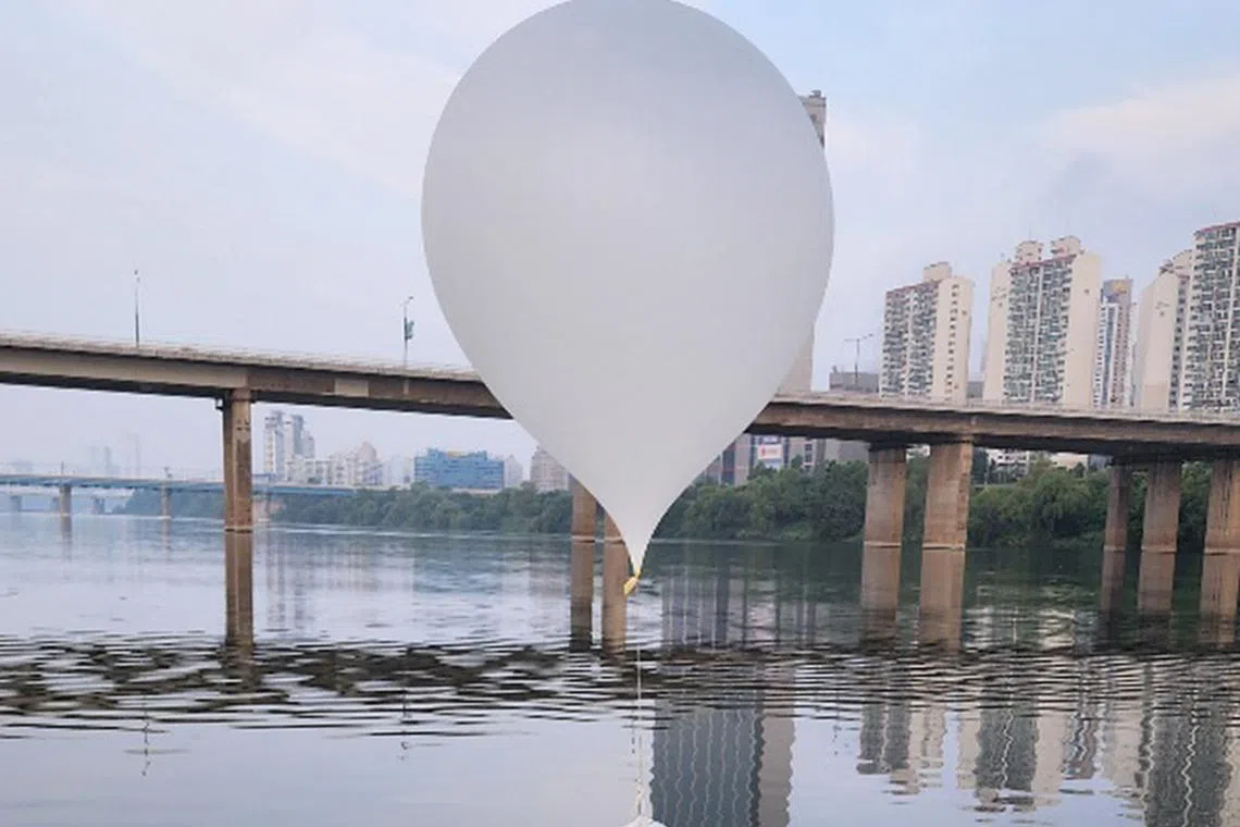 Activists in the South have sent dozens of balloons bearing K-pop and anti-Kim Jong Un propaganda northwards in recent weeks.