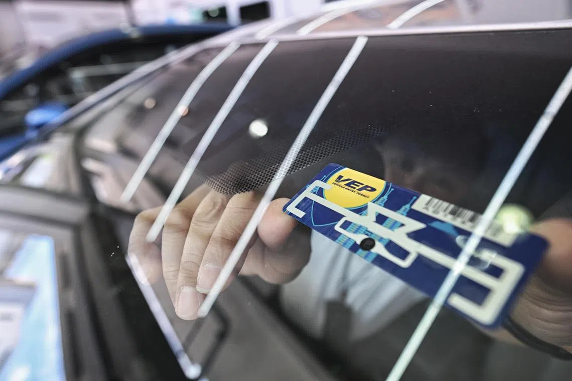 Rental cars currently do not get the radio frequency identification tag to be VEP-registered.
