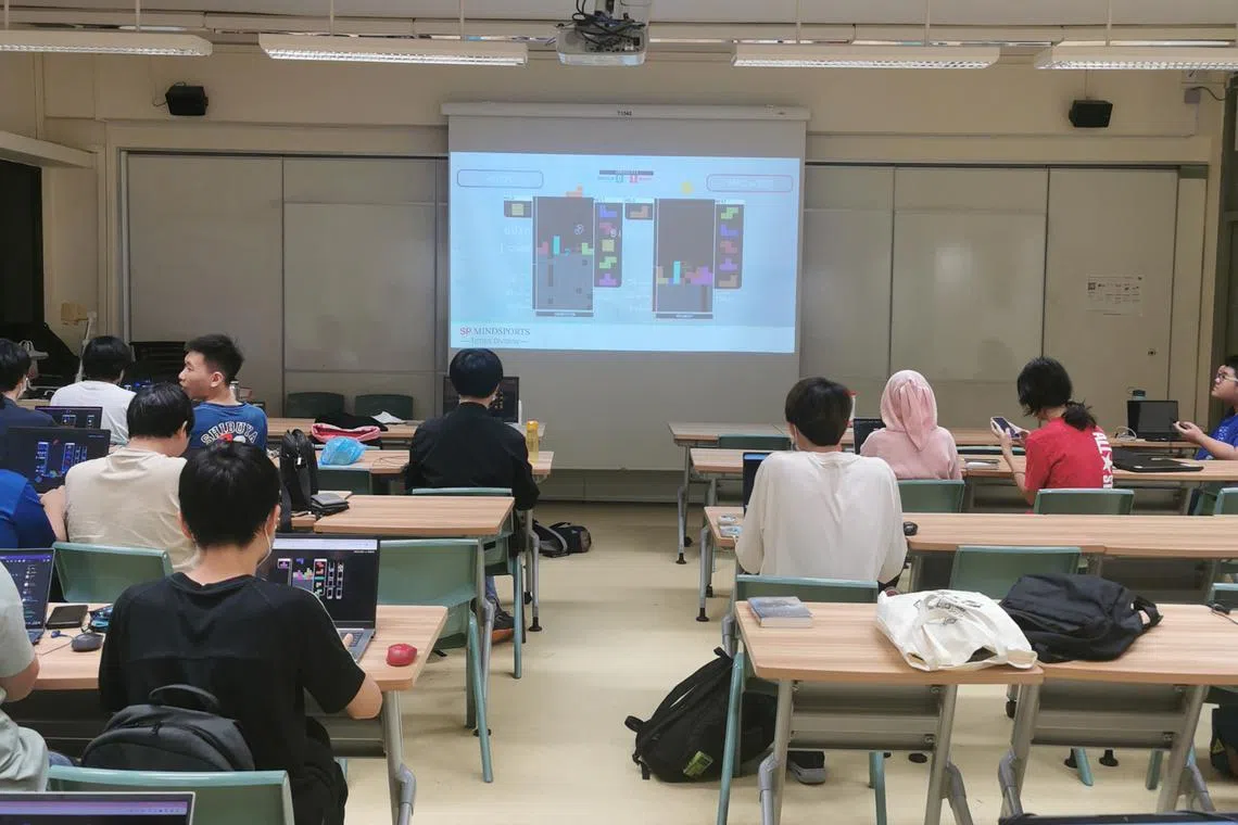 The Singapore Polytechnic Mind Sports Tetris division in 2023 holds its own physical and online tournaments.