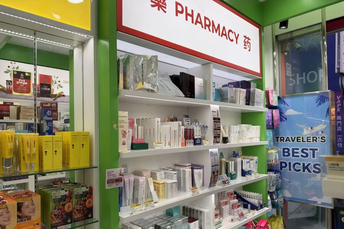 Foreign shoppers are increasingly turning to pharmacies with a stronger focus on clinical skincare and functional beauty.