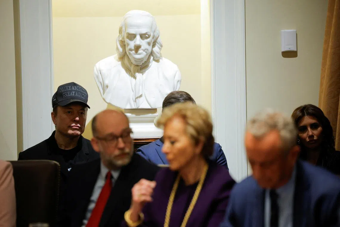 Trump administration orders more layoffs as Musk meets with cabinet | The  Straits Times