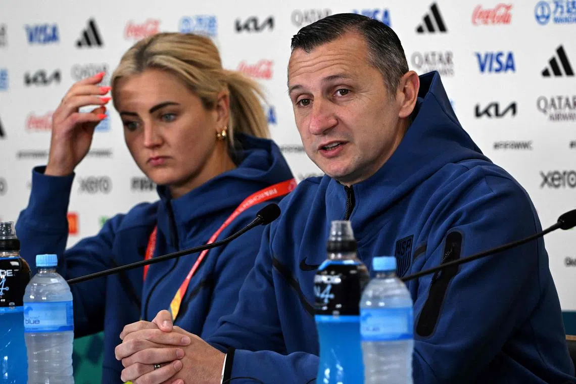 United States coach Vlatko Andonovski is hoping to lead his team to their third successive World Cup title.