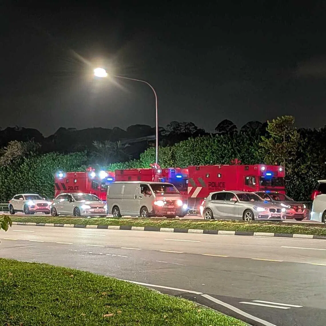 The police said on Feb 22 that they received a call for assistance at a residential estate along Marigold Drive at about 9.40pm on Feb 21.