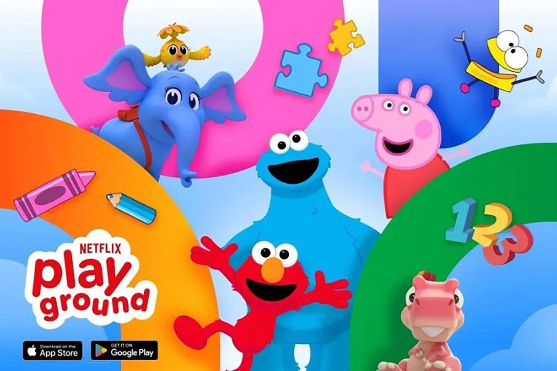 The Netflix Playground gaming app.