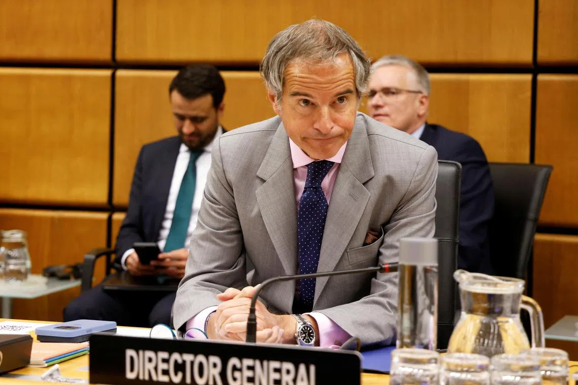International Atomic Energy Agency director-general Rafael Grossi told the emergency meeting that strikes on the plant - Europe's largest - must cease.