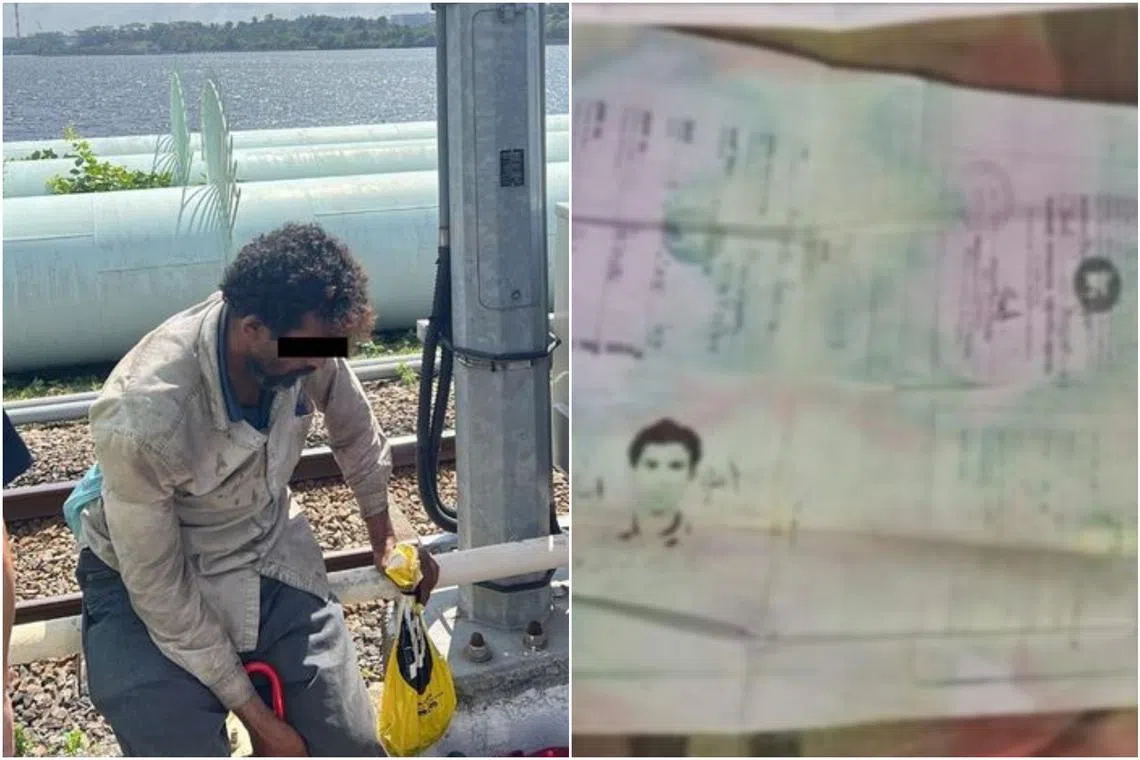 The man was found without any original identity documents or travel documents in his possession.