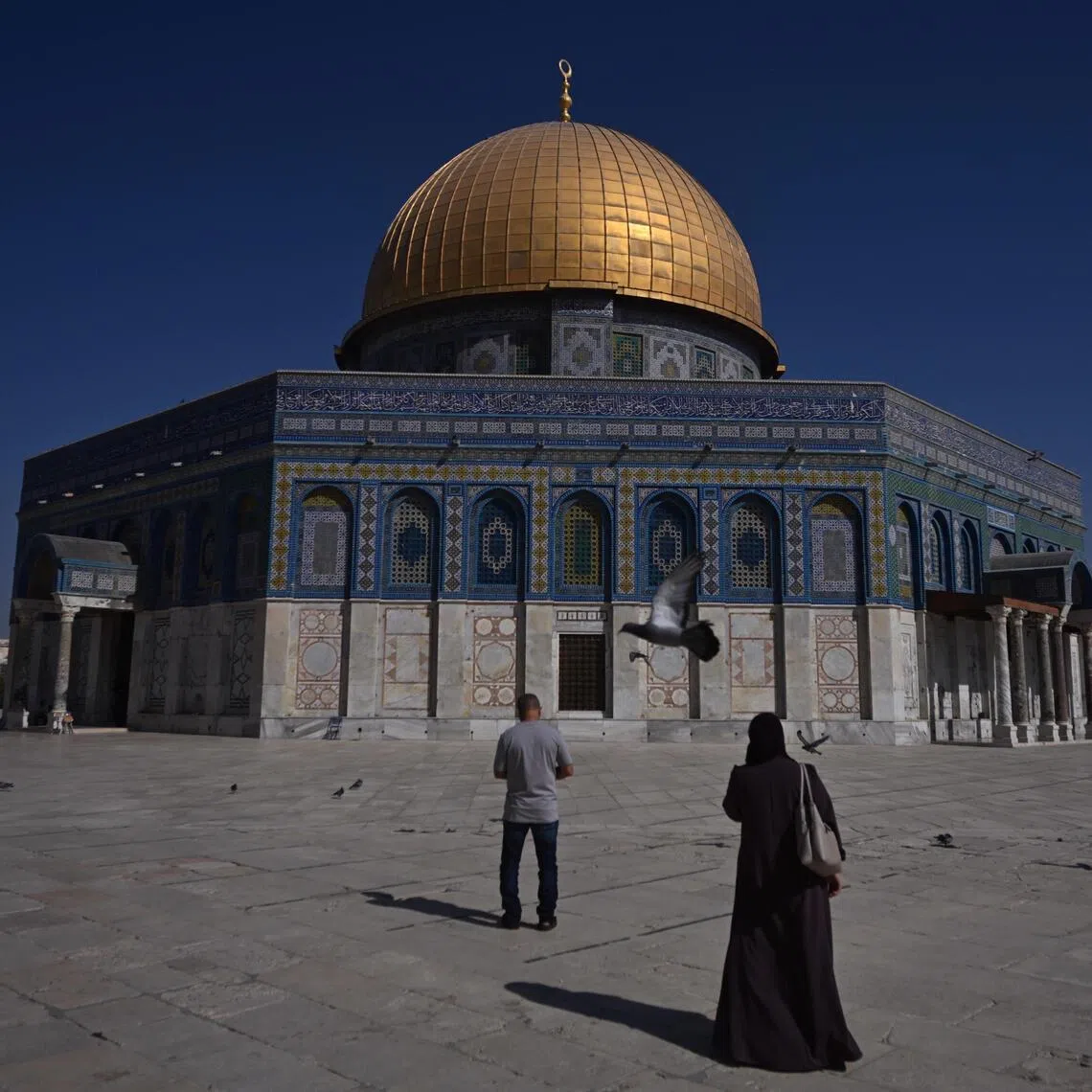 The Dome of the Rock in the Old City in Jerusalem, Israel, on Nov 3.