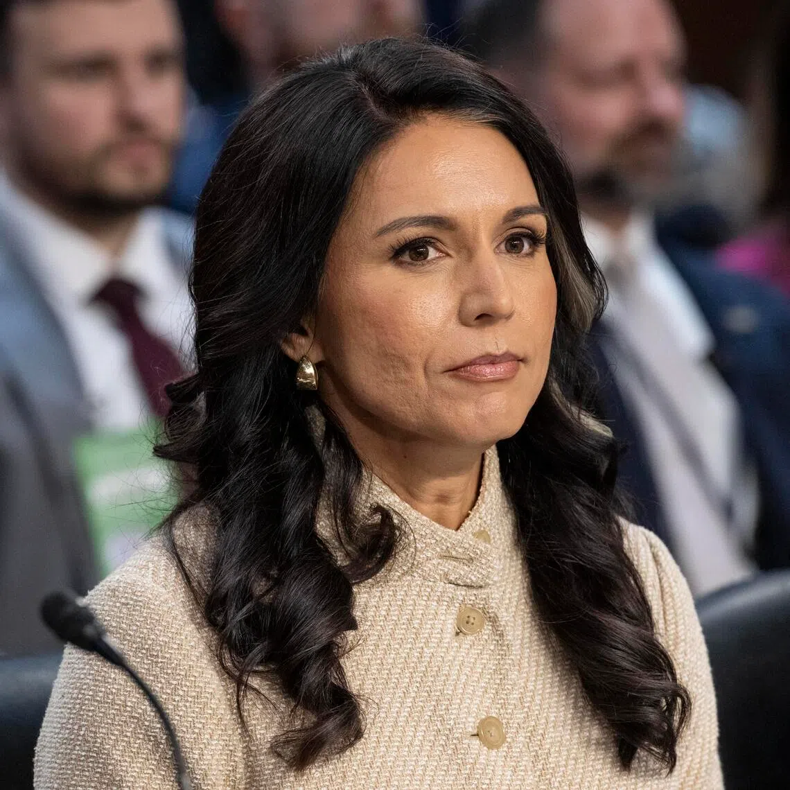 US Director of National Intelligence Tulsi Gabbard testifies at the Senate Committee on Intelligence hearings examining 'worldwide threats' at the US Capitol in Washington, DC, on March 18, 2026.